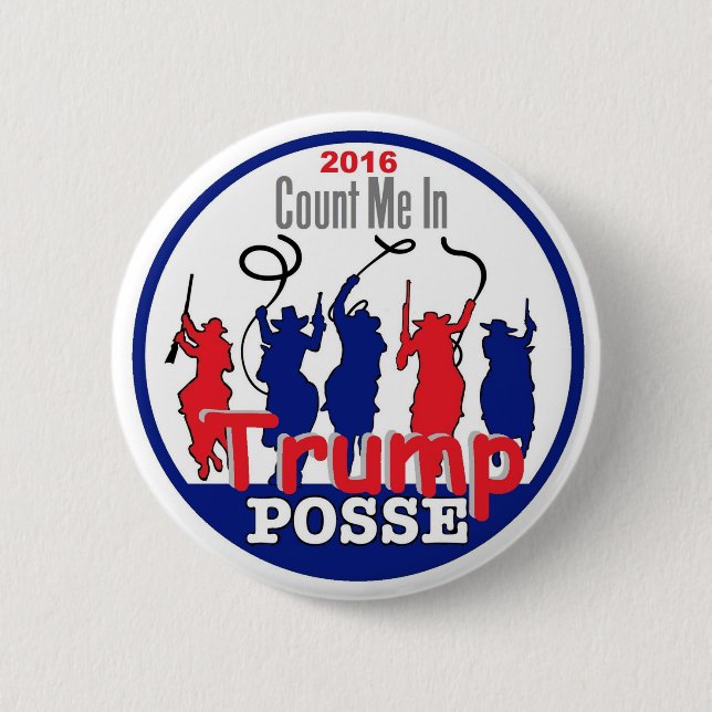 Donald TRUMP 2016 6 Cm Round Badge (Front)