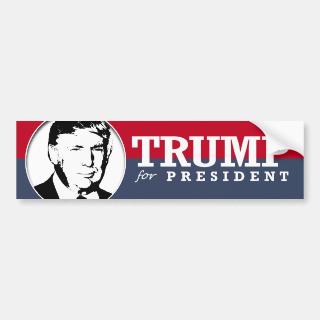 DONALD TRUMP 2016 BUMPER STICKER (Front)