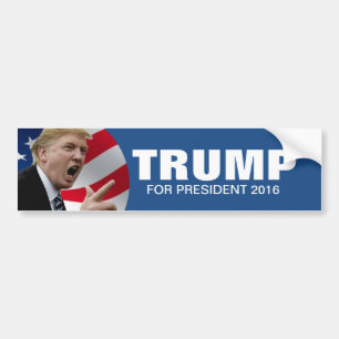 Donald Trump 2016 Bumper Sticker