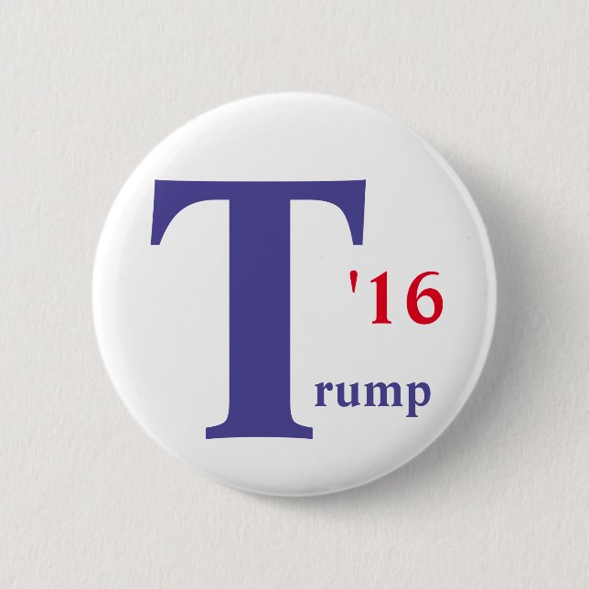 Donald Trump 2016 button (Front)