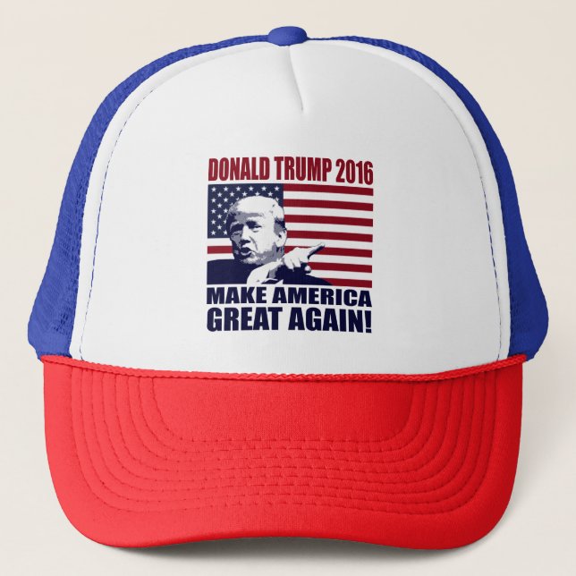 Donald Trump 2016 For President Hat (Front)