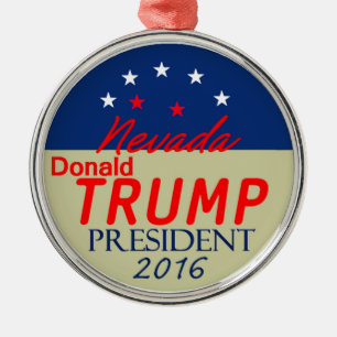 Donald TRUMP 2016 Metal Tree Decoration