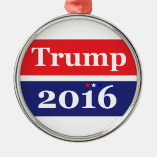 Donald Trump 2016 Metal Tree Decoration