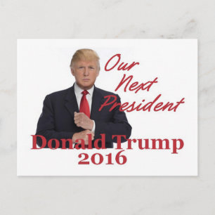 Donald TRUMP 2016 Postcard