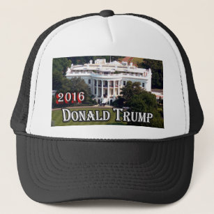 Donald Trump 2016 & White House Trucker Hat