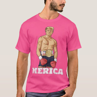 Donald Trump 2020 American Boxing Champion Boxer M T-Shirt