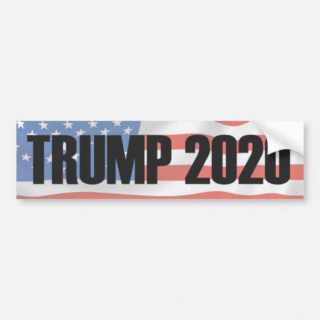 Donald Trump 2020 Bumper Sticker (Front)