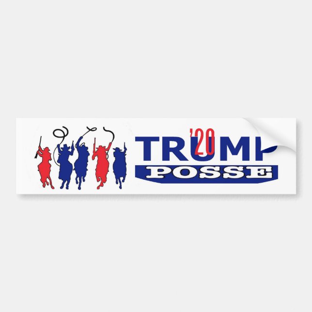 Donald TRUMP 2020 Bumper Sticker (Front)