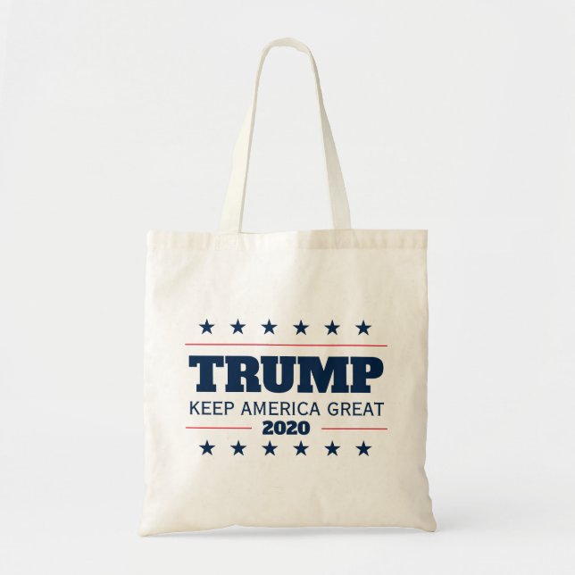 Donald Trump 2020 election Keep America Great Tote Bag (Front)