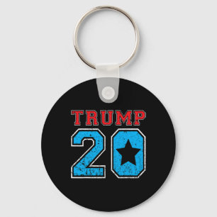 Donald Trump 2020 Election Vintage Football Jersey Key Ring