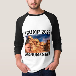 DONALD TRUMP 2020 ON MOUNT RUSHMORE T-SHIRT