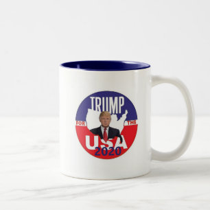Donald TRUMP 2020 Two-Tone Coffee Mug