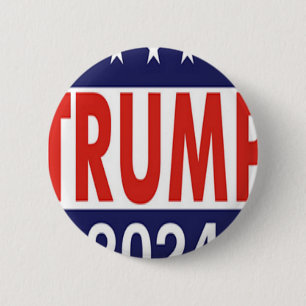 Donald Trump 2024 6 Cm Round Badge
