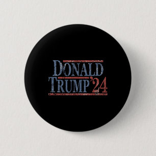 Donald Trump 2024  6 Cm Round Badge