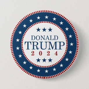 Donald Trump 2024 7.5 Cm Round Badge