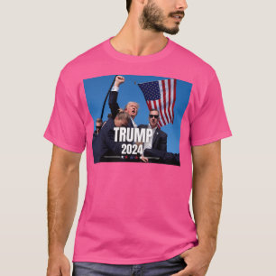 Donald Trump 2024 Assassination Survive Fist Raise T-Shirt