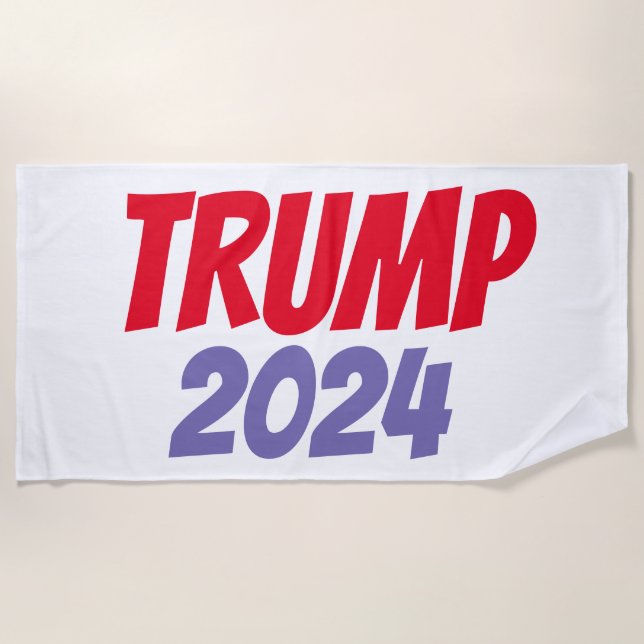 DONALD TRUMP 2024 Beach Towels (Front)