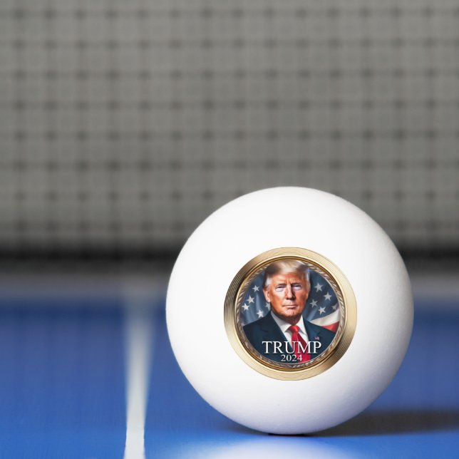 Donald Trump 2024 Campaign Collectable Ping Pong Ball (Net)