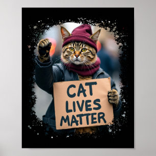 Donald Trump 2024 Cats Poster