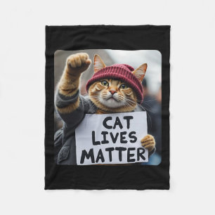 Donald Trump 2024 Cats Take America Back Vintage T Fleece Blanket