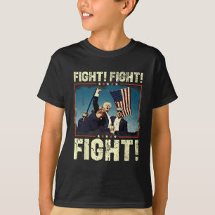 Donald Trump 2024 Fight Fight Fight Donald Trump F T-Shirt