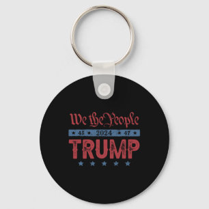 Donald Trump 2024 For President Election Vintage R Key Ring