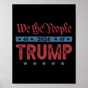 Donald Trump 2024 For President Election Vintage R Poster