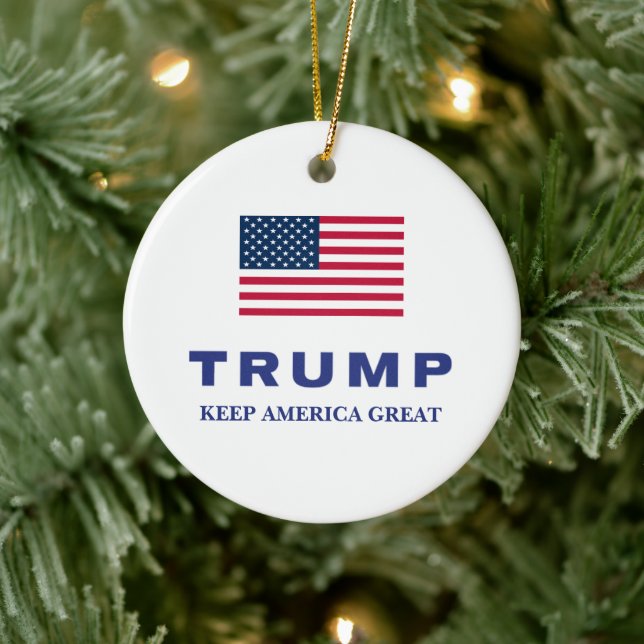 Donald Trump 2024 Gift  Ceramic Tree Decoration (Tree)