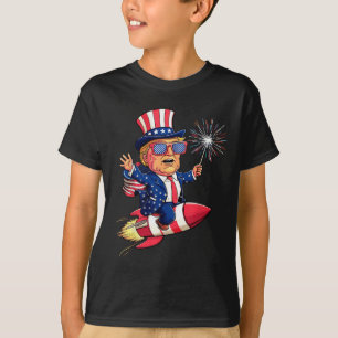 Donald Trump 2024 Happy 4th Of July Trump American T-Shirt