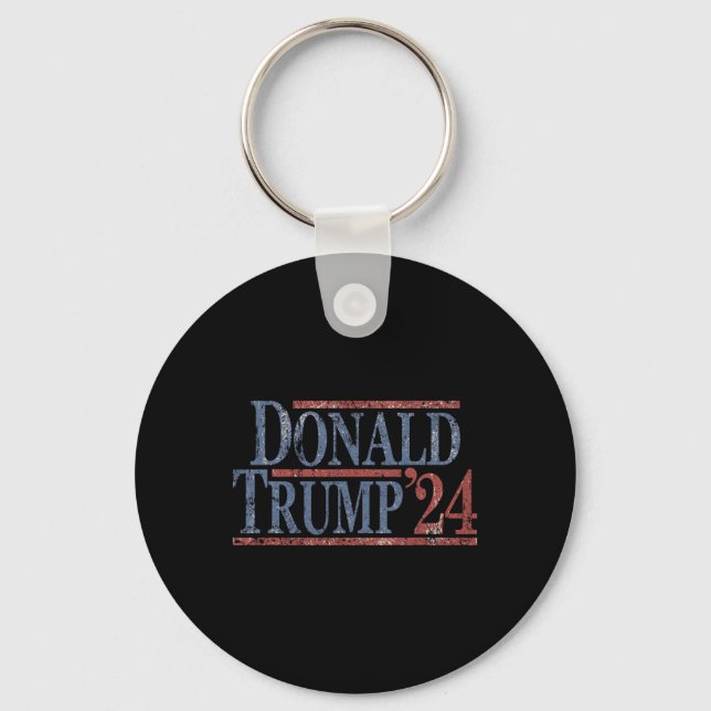 Donald Trump 2024  Key Ring (Front)