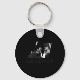 Donald Trump 2024 Legends Never Die Usa Patriotic  Key Ring
