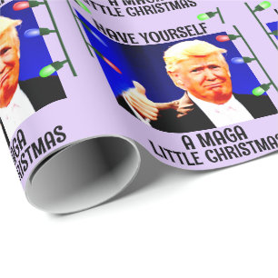 DONALD TRUMP 2024 MAGA Christmas WRAPPING PAPER