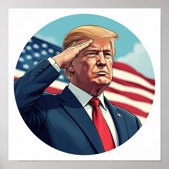 Donald Trump 2024 Poster (Front)