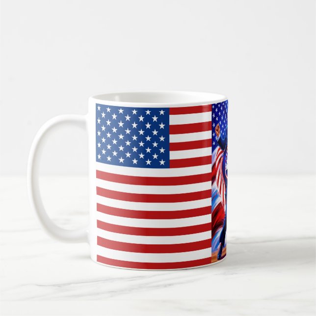 Donald Trump 2024 Presidential 47 Winner Coffee Mug (Left)