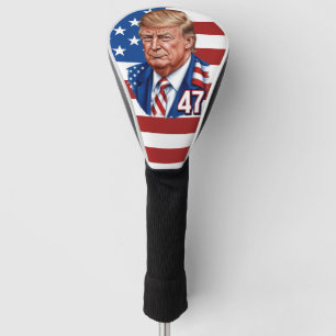 Donald Trump 2024 Presidential 47 Winner - USA Golf Head Cover