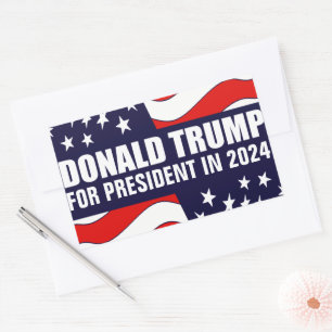 Donald Trump 2024 Rectangular Sticker