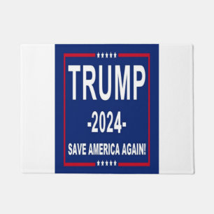 Donald Trump 2024 Save America Again Doormat