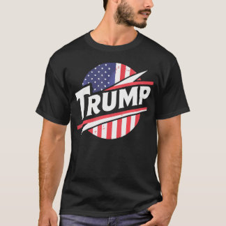 Donald Trump 2024 Take America Back American Flag  T-Shirt
