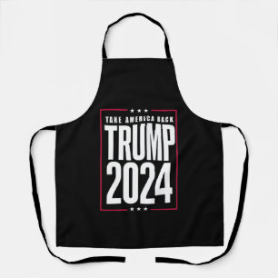 Donald Trump 2024 Take America Back Election Apron