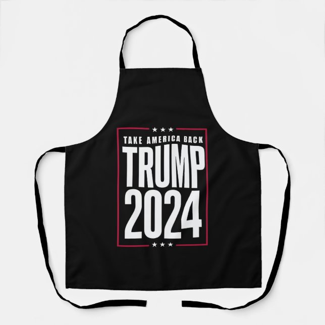 Donald Trump 2024 Take America Back Election Apron (Front)