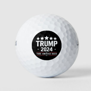 Donald Trump 2024 Take America Back Election Golf Balls