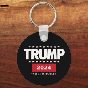 Donald Trump 2024 Take America Back Election  Key Ring