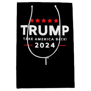 Donald Trump 2024 Take America Back Election  Medium Gift Bag