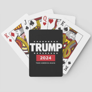 Donald Trump 2024 Take America Back Election  Playing Cards