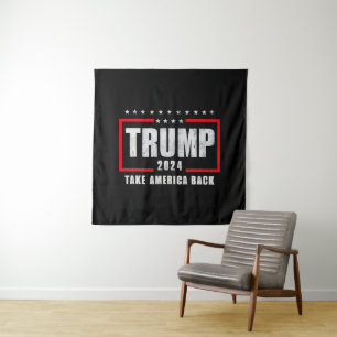 Donald Trump 2024 Take America Back Election Tapestry