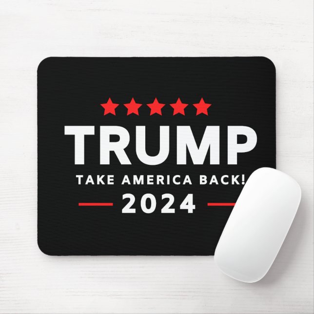 Donald Trump 2024 Take America Back  Mouse Pad (With Mouse)