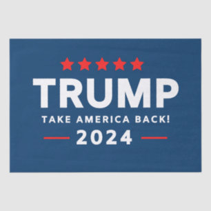 Donald Trump 2024 Take America Back Tissue Paper