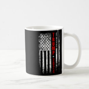 Donald Trump 2024 Take America Byck American Flag  Coffee Mug