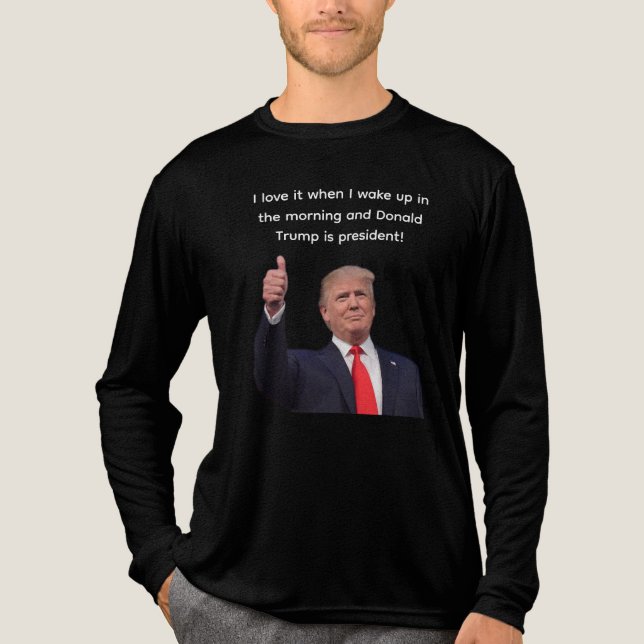 Donald Trump 2024  Tri-Blend Shirt (Front)