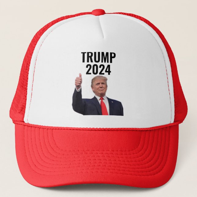 Donald Trump 2024  Trucker Hat (Front)